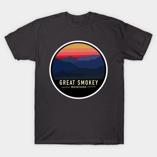 Great Smoky Mountains T-Shirt by Retro Love